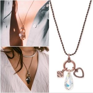 Alex & Ani Love Trio necklace